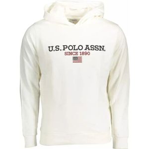 U.s. Polo Assn., Heren, Sweatshirts & Hoodies, Wit, Maat: XL Katoen,
