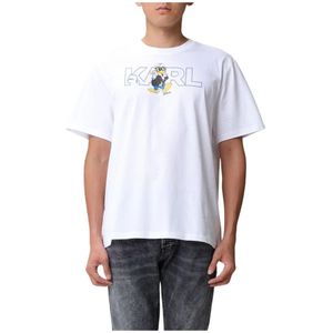 Karl Lagerfeld, Heren, Tops, Wit, Maat: 2XL