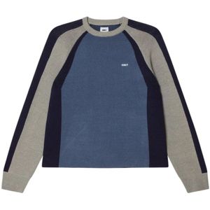 Obey, Heren, Sweatshirts & Hoodies, Blauw, Maat: M Katoen,