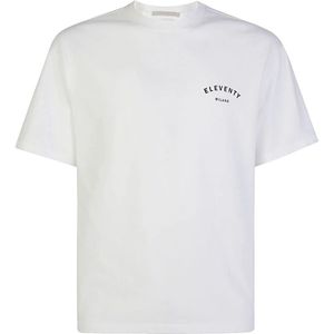 Eleventy, Heren, Tops, Wit, Maat: S Katoen,