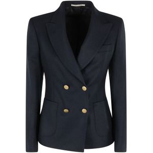 Tagliatore, Dames, Jassen, Blauw, Maat: XS Wol,