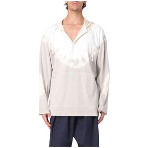 MM6 Maison Margiela, Heren, Sweatshirts & Hoodies, Beige, Maat: L