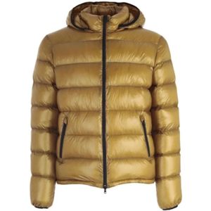 Herno, Heren, Jassen, Geel, Maat: M Polyamide,