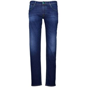 Hand Picked, Heren, Jeans, Blauw, Maat: W40 Katoen,