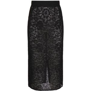 Dolce & Gabbana, Dames, Rokken, Zwart, Maat: M Viscose,