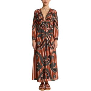 Mare Di Latte, Dames, Jurken, Veelkleurig, Maat: XS Katoen,