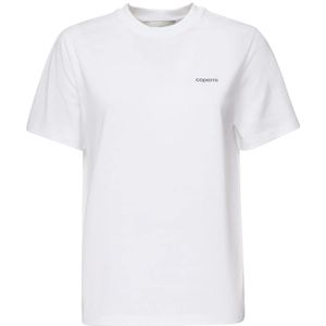 Coperni, Dames, Tops, Wit, Maat: S Katoen,