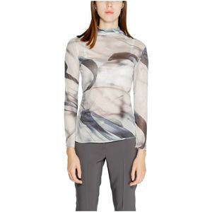 Abstract - T-shirt - Grijs - Polyester - Fall/Winter Collectie