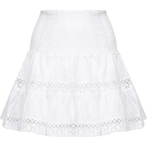Charo Ruiz Ibiza, Dames, Rokken, Wit, Maat: S Katoen,