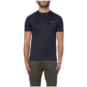Emporio Armani, Heren, Tops, Blauw, Maat: 2XL