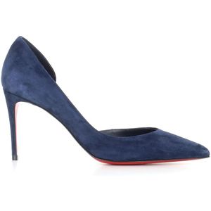 Christian Louboutin, Dames, Schoenen, Blauw, Maat: 38 1/2 EU Leer,