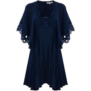 Kocca, Dames, Jurken, Blauw, Maat: L Viscose,