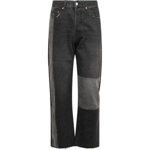 Valentino, Heren, Jeans, Grijs, Maat: W28 Katoen,