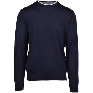 Paul & Shark, Heren, Truien, Blauw, Maat: L Wol,