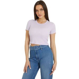 Guess, Dames, Tops, Paars, Maat: XS Poliester,