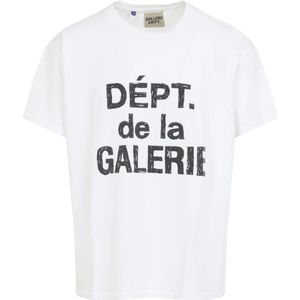 Gallery Dept., Heren, Tops, Wit, Maat: M Katoen,