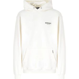 Represent, Heren, Sweatshirts & Hoodies, Wit, Maat: XL Katoen,