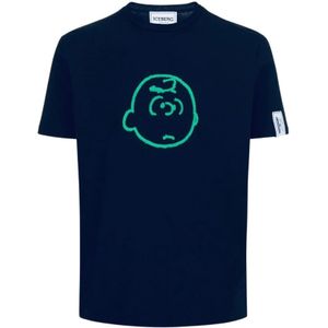 Iceberg, Heren, Tops, Blauw, Maat: 2XL