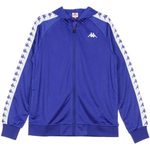 Kappa, Heren, Sweatshirts & Hoodies, Blauw, Maat: M Poliester,