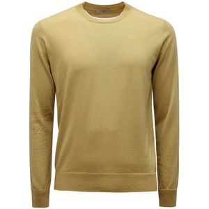 Paolo Pecora, Heren, Truien, Geel, Maat: S Wol,