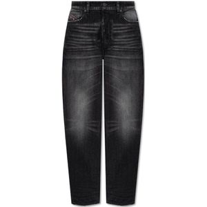 Diesel, Dames, Jeans, Grijs, Maat: W26 L30 Denim,