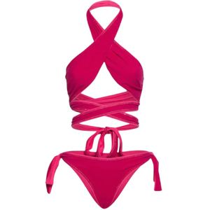 Reina Olga, Dames, Badkleding, Roze, Maat: L Polyamide,