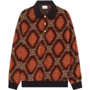 Drole de Monsieur, Heren, Tops, Bruin, Maat: M Katoen,