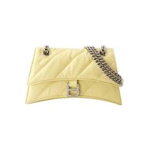 Balenciaga Leather crossbody-bags , Yellow , Dames , Maat: ONE Size