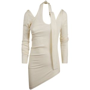 Jean Paul Gaultier, Dames, Tops, Beige, Maat: XS