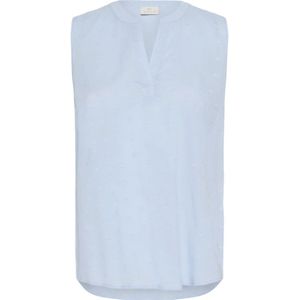 Kaffe, Dames, Tops, Blauw, Maat: S Katoen,