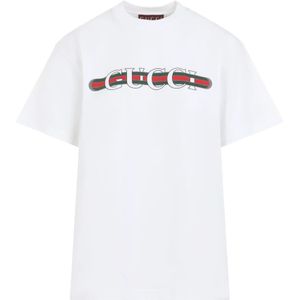Gucci, Dames, Tops, Wit, Maat: XS Katoen,