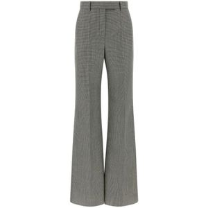 Valentino Garavani, Dames, Broeken, Grijs, Maat: XS Wol,