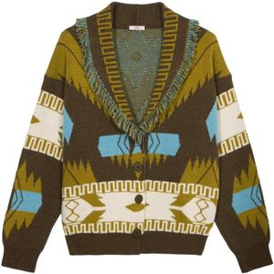 Oltre, Dames, Truien, Groen, Maat: S/M Wol,