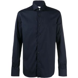 Xacus, Heren, Overhemden, Blauw, Maat: 4XL Katoen,