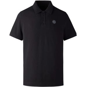 Canada Goose, Heren, Tops, Zwart, Maat: M Katoen,