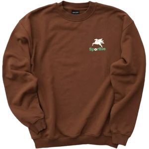 Goodies Sportive, Heren, Sweatshirts & Hoodies, Bruin, Maat: S Katoen,