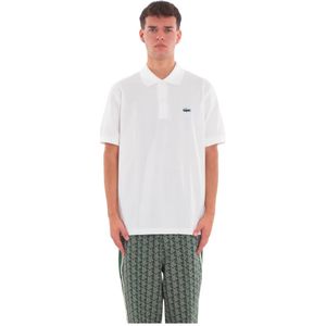 Lacoste, Heren, Tops, Wit, Maat: XL Piqué,
