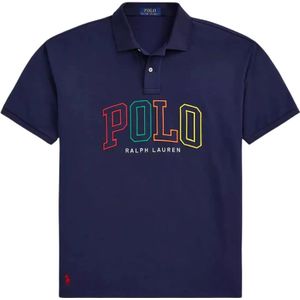 Ralph Lauren, Heren, Tops, Blauw, Maat: L Katoen,