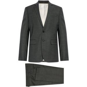 Dsquared2, Heren, Pakken, Grijs, Maat: M Wol,