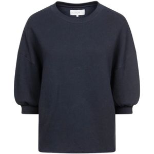 Âme, Dames, Sweatshirts & Hoodies, Blauw, Maat: XS Katoen,