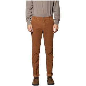 Mason's, Heren, Broeken, Bruin, Maat: S Katoen,
