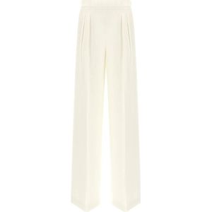 Twinset, Dames, Broeken, Wit, Maat: XS Leer,