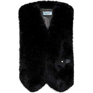 Blugirl, Dames, Jassen, Zwart, Maat: ONE Size Poliester,