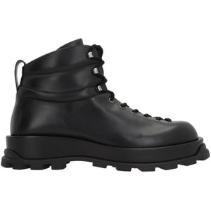 Jil Sander, Heren, Schoenen, Zwart, Maat: 44 EU Leer,