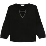 Liu Jo - Zwart - Tops - Dames - Zwarte T-shirts en Polos