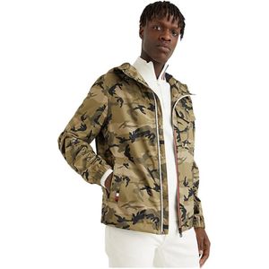 Tommy Hilfiger, Heren, Jassen, Veelkleurig, Maat: XL Poliester,