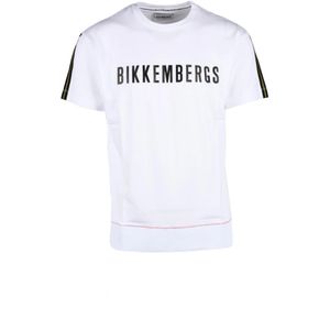 Bikkembergs, Heren, Tops, Wit, Maat: M Katoen,