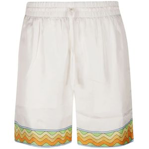 Casablanca Short Shorts , White , Heren , Maat: S