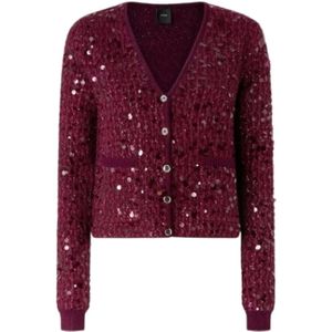 Pinko, Dames, Truien, Rood, Maat: S