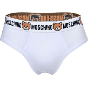 Moschino, Heren, Ondergoed, Wit, Maat: S Katoen,